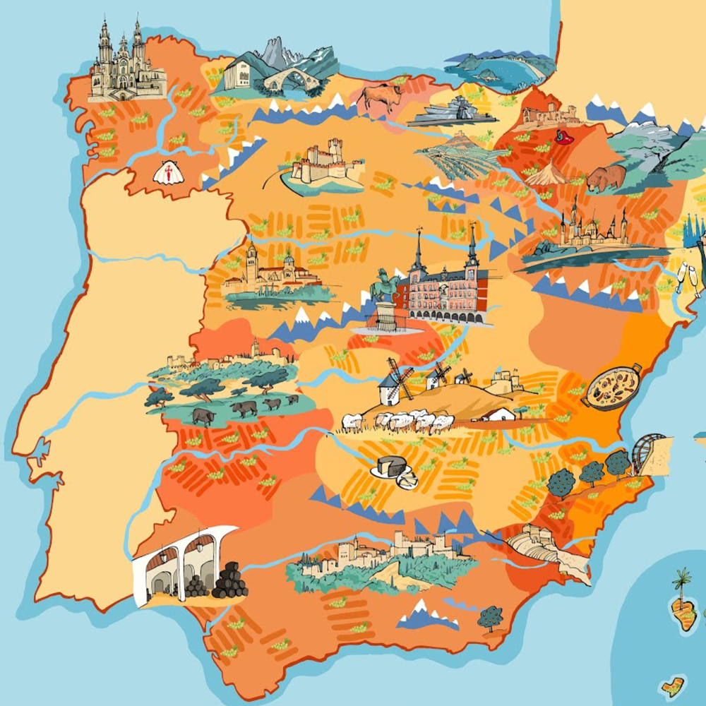 mapa España 